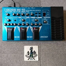 BOSS ME-50 Guitar Effects Pedal Multi-Effects Unit Pedal W/ Power Cord #2