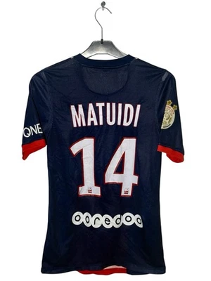 PLAYER VERSION NIKE PSG 2013-2014 HOME MATUIDI 14 JERSEY CAMISETA TRIKOT MAGLIA - Photo 1/4