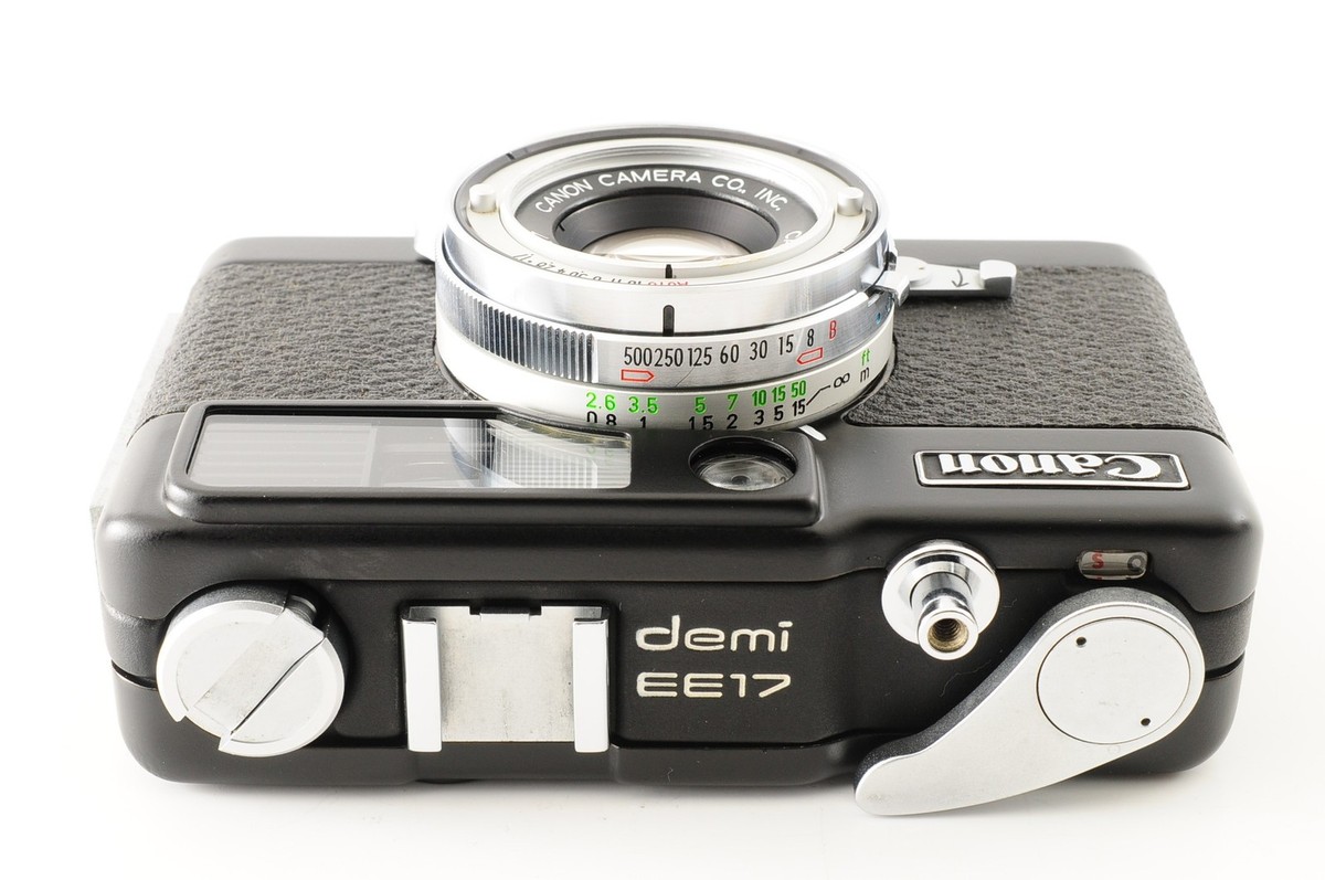 N.MINT] Canon Demi EE17 35mm Black paint Half Frame Film Camera