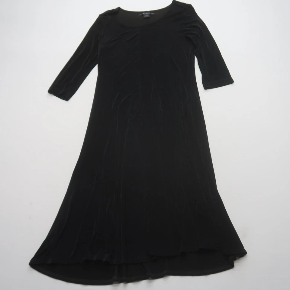 Платье Kiara Midi размер средний без складок дорожное эластичное черное для гостей мероприятий LBD - Изображение 3 из 4