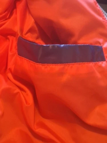 GUESS men's active sleeve screen printed puffer coat size M/ P2P 23 image 9