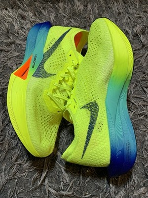 Nike ZoomX Vaporfly Next% 3 Volt Black Scream Green DV4129-700 Size 7 New