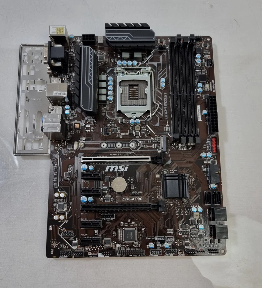 MSI Z270-A Pro Socket LGA-1151 DDR4 ATX With I/O Shield Desktop Motherboard - Image 2 of 4