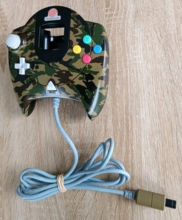 Manette Controller SEGA Dreamcast DC Camouflage Jungle Camo Tested
