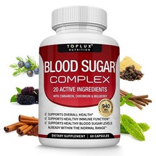 Blood sugar complex supplements - help maintain normal blood sugar levels