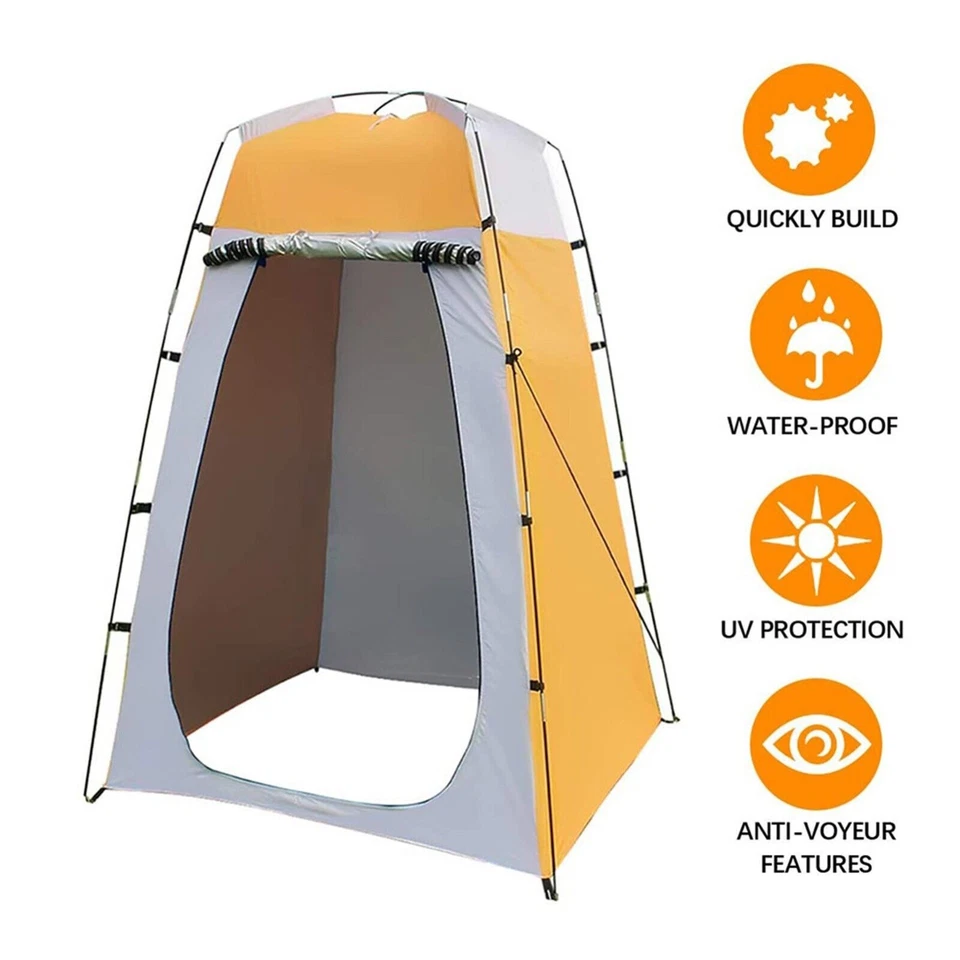 Portable Outdoor Instant Pop Up Tent Privacy Camping Shower Toilet Changing Room - Image 2 of 4