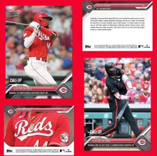 (2) 2023 MLB Topps Now Elly De La Cruz CALL-UP Cincinnati Reds #392 & #651 SP 🔥