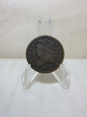 1828 United States Classic Head Half 1/2 Cent w/ 13 Stars US Copper Coin