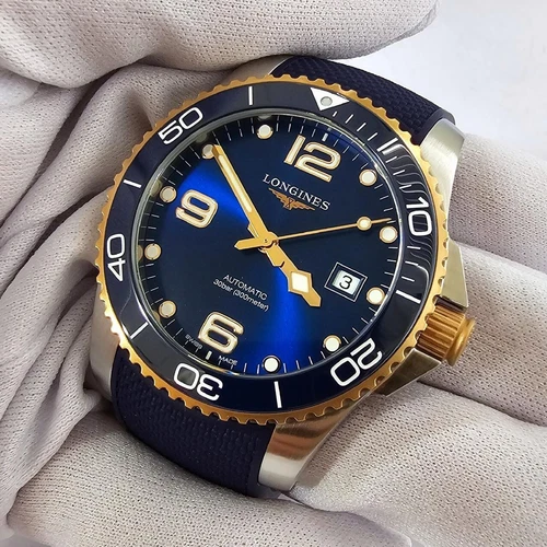 ساعة LONGINES Hydroconquest Automatic 41MM Blue Dial للرجال L3.781.3.98.9