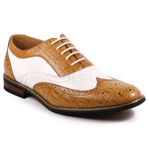 Wing Tip Lace Up Oxford Dress Shoe | eBay
