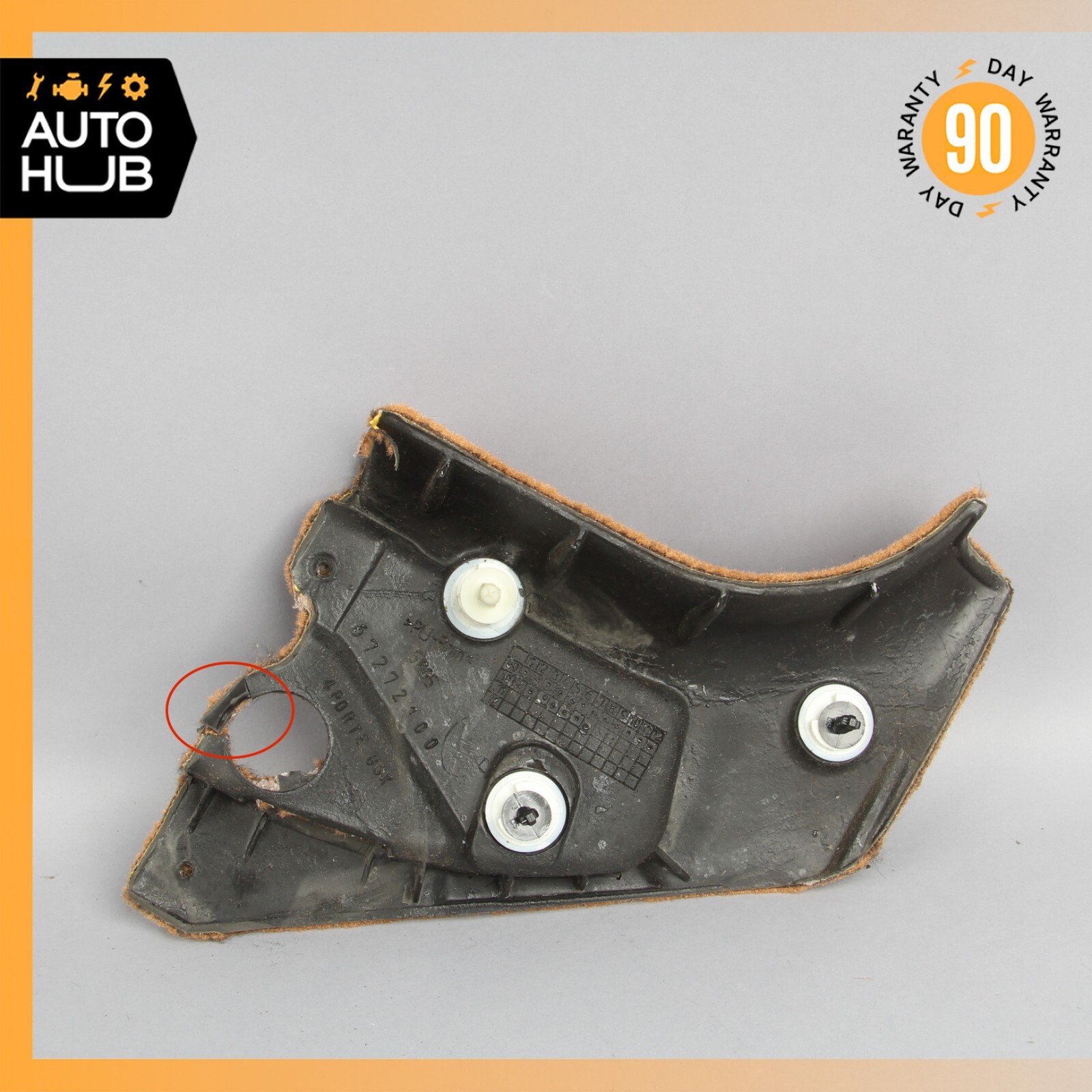 03-13 Maserati Quattroporte S Left Driver Knee Panel Under Dashboard Dash OEM