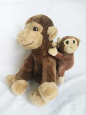Adventure Planet Mini Birth of Life Monkey with Baby Plush 7" Stuffed 