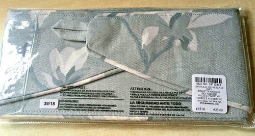 NUEVO EN CAJA Nuevo Cortina de Tela Laura Ashley Tie-backs - Magnolia Grove Gris Pizarra - Imagen 2 de 4