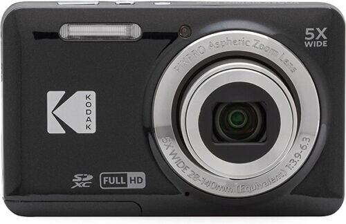 Kodak PixPro X 55 Kompakt-Digitalkamera mit 5x Breitzoom in schwarz - Bild 1 von 9