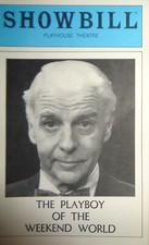EMLYN WILLIAMS AS: "THE PLAYBOY OF THE WEEKEND WORLD" - SHOWBILL - 1978