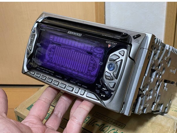 Kenwood DPX-510 DSP 2DIN CD Cassette Deck Player Equalizer