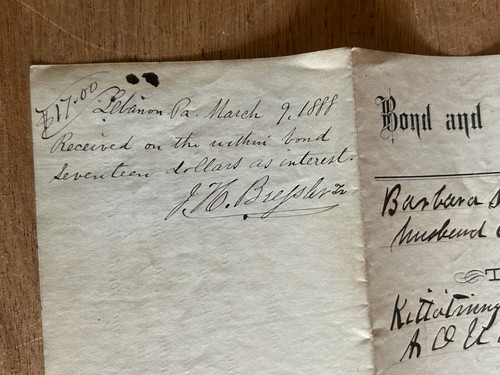 1880s Mortgage Bond Warrant Certificate AOUW Ancient Order United Workmen - Picture 11 of 23