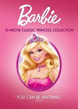 BARBIE New Sealed Ltd Ed 2025 10 PRINCESS MOVIE COLLECTION 10 DVD BOXSET