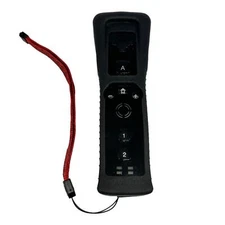 Nyko Wand Remote Controller Black w/ Case for Nintendo Wii Wiimote - Untested