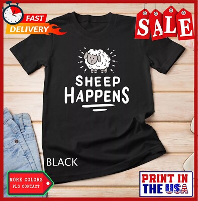 Funny Sheep Farmer Sheep Happens T-Shirt Unisex T-shirt