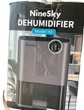 NineSky Dehumidifier Model H3 Open Damaged  Box. Complete