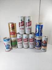 Lot of RARE Vintage Empty Beer Cans - Various Condition