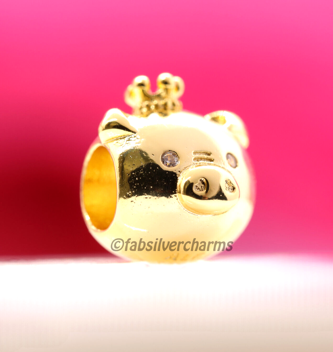 アクセサリー lupinus0908 New! Authentic Pandora SHINE, Shining Pig Charm Chinese