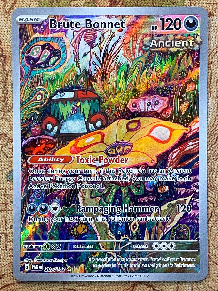 Beware of Bayldand 土地カード Pokemon Card TCG - Brute Bonnet 207/182 Illustration Rare