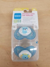 MAM 2 Pacifiers Original Collection Sensitive Skin 16+M
