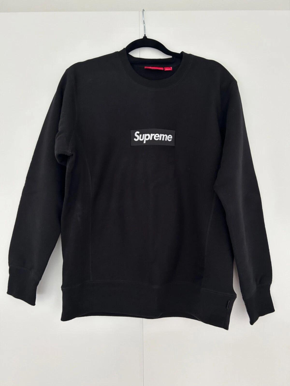 Supreme Box Logo Crewneck   Noir/Noir Taille/Taille M