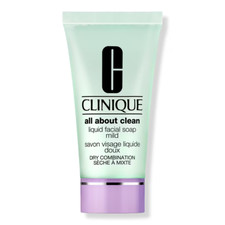 Clinique All About Clean Liquid Facial Soap - Mild - TRAVEL SIZE 1 fl oz /30ml