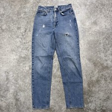 BDG Urban Outfitters Mom High Rise Straight Distressed 90's Jeans Size 27