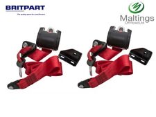 TD5 County station wagon Seat Belts Red seat belts GA5080/79 Fits - Defender