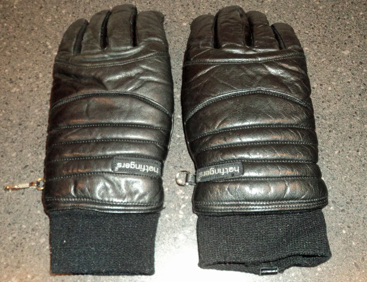 Ladies leather cheap ski gloves