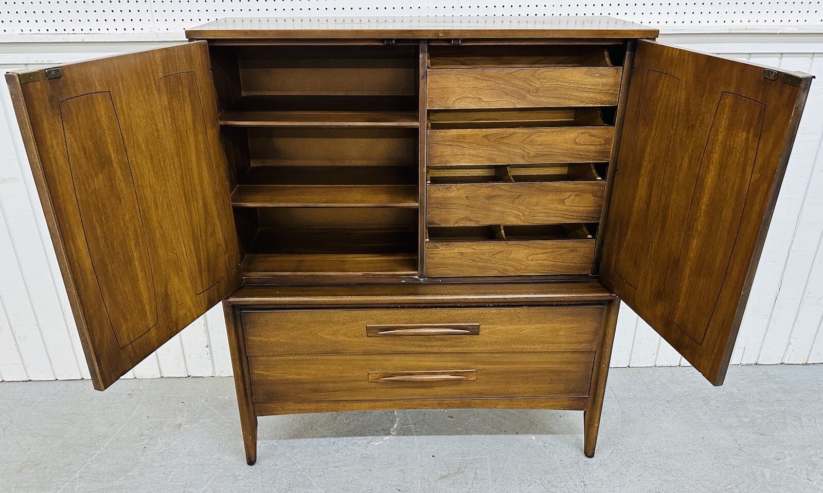 MidCentury Modern Broyhill Emphasis Walnut Gentleman’s Chest