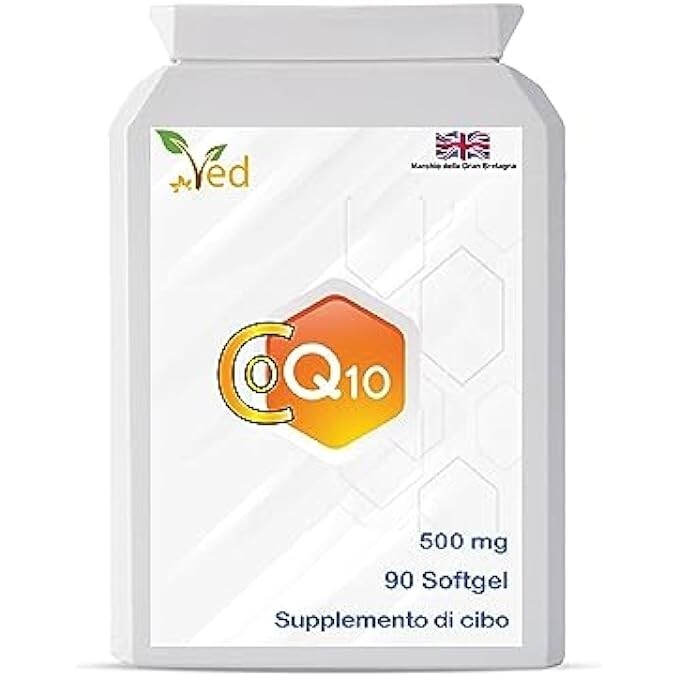 Integratore Coenzima Q10 500 mg - Energia Cellulare e Recupero Muscolare - 1