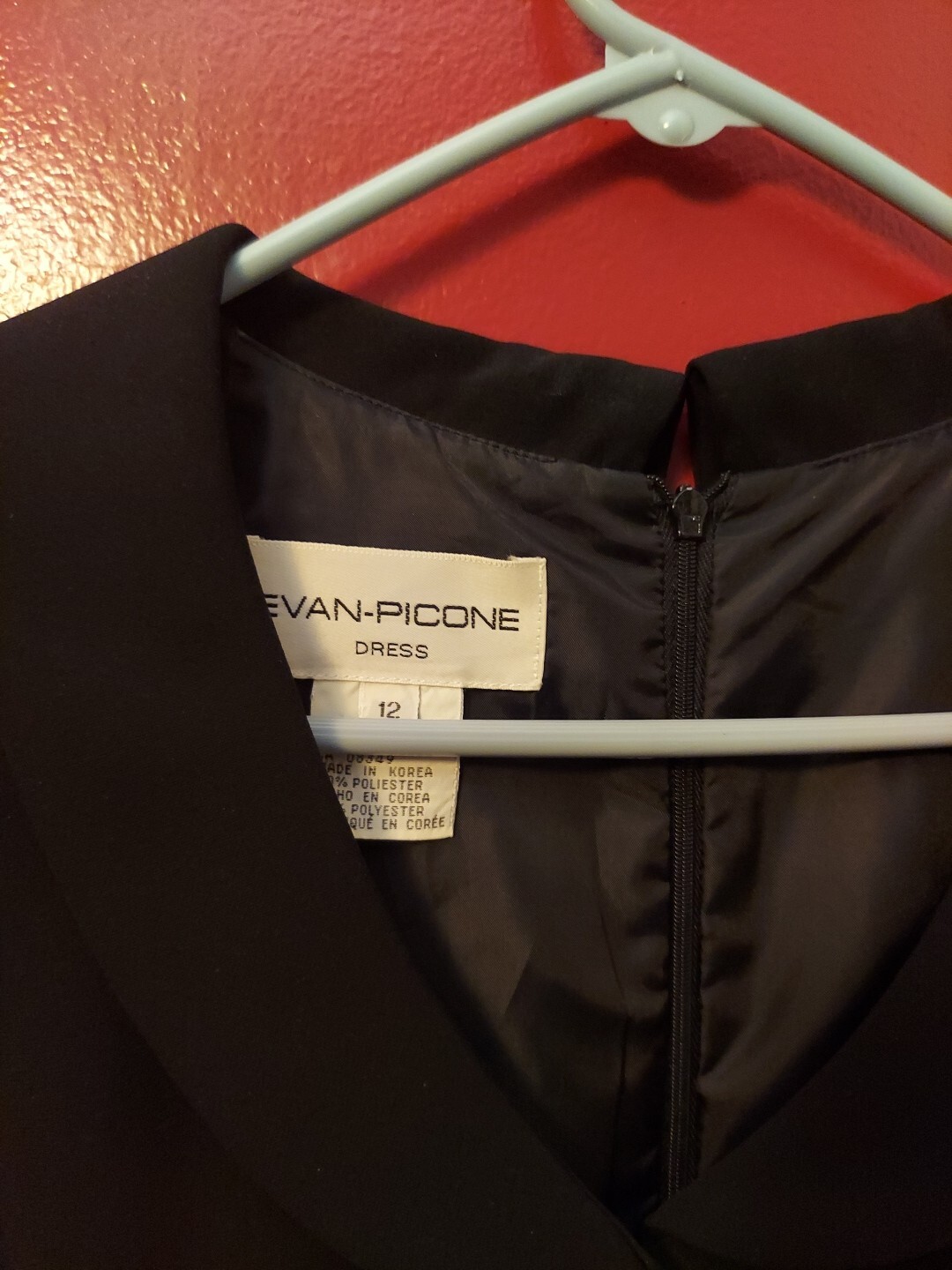 EVAN PICONE Basic Black Fully Lined Dress 12 - image 4