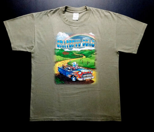 Grateful Dead Shirt T Shirt Truckin' Up To Buffalo 7/4/89 1989 Biffle 2005 GDP L