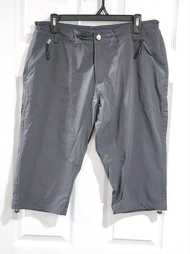 Unitop Size 32 Womens Hiking Cargo Capri Crop Pants Quick Dry Breathable