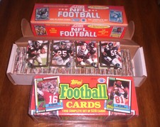 1990  TOPPS & SCORE FOOTBALL FACTORY SETS and  1991 ACTION PACKED FOOTBALL SET