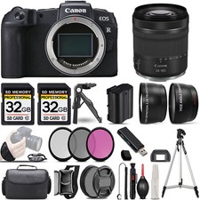 Canon EOS RP Mirrorless Camera 24-105mm f/4-7.1 IS STM Lens 3 PC Filter 64GB