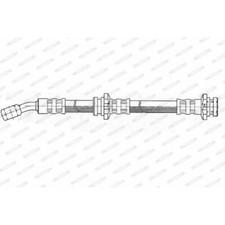 FERODO Bremsschlauch passend für Nissan Micra II K11 1.0i 16V 1.4i 1.3i FHY2436