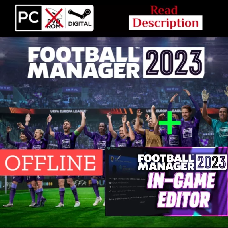 Football Manager 2023 is out now, and also available via PC Game