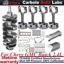 Engine Rebuild Overhaul Gasket Kit Crankshaft Con Rods Fits Chevy GMC Buick 2.4L