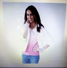 Women's Croft & Barrow Essential V-Neck Tee PINK DIP DYE SIZE XXL