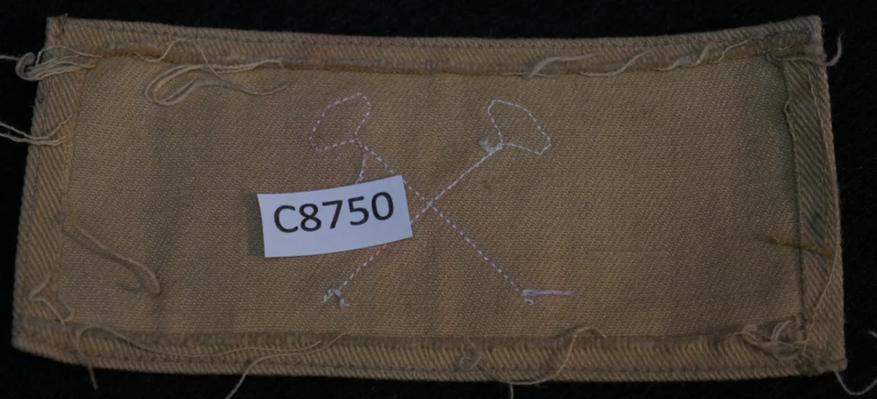 M1903 US Army Artillery Mechanic Artificer 1st Class Sleeve Patch Summer Cotton - Image 3 of 3