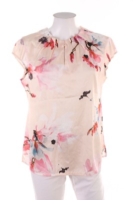 comma Kurzarm-Bluse M multicolor