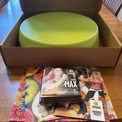 Zumba Fitness Step Up Riser Runde Planke Plattform DVDs, Leitfaden & Ernährung Neu ohne Verpackung - Bild 1 von 4