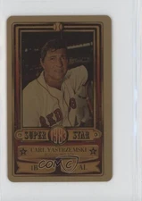 1983 Perma-Graphics/Topps Credit Cards Gold Carl Yastrzemski #150-SSA8335 HOF