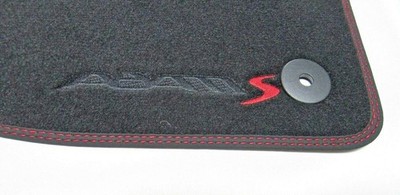 OpeI Adam S Fußmatten Original schwarz / rot Matten Autoteppich Velours 13459712